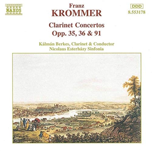 Krommer: Clarinet Concertos in E flat, Opp. 36 and 91 / Concerto in E flat for Two Clarinets, Op. 35.