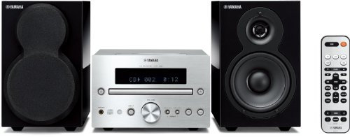 Yamaha MCR-332 SIPB Micro chaîne CD avec Station d'accueil pour iPod/iPhone Tuner FM USB Argent/Noir Piano