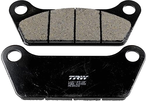 TRW MCB528 Organic Allround Bremsbelagsatz für Harley-Davidson FLH 1974-1984 Hinterachse und andere Motorräder