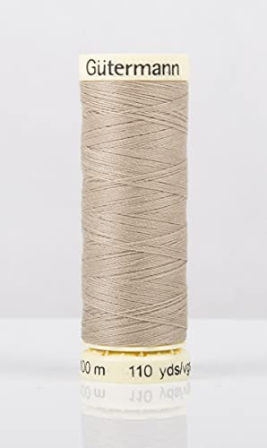 Gutermann Sew All Polyester Thread, Buff 0464, 100 m, 5.5 x 1.8 x 1.8 cm