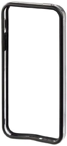 Hama Handy-Cover Edge Protector für Apple iPhone 5/5s, Schwarz/Transparent