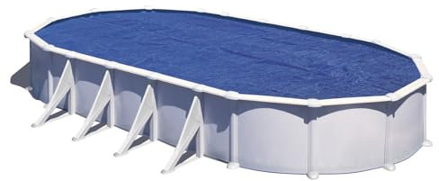 Gre CPROV1020 - Sommerabdeckung für ovale Pools von 1000 x 550 cm, Farbe Blau