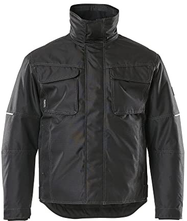 Mascot 10135-194-09 Columbus Industry Quilted Lining Water Repellent Winter Jacket, Size 2XL, Black