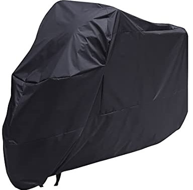 LEORX Jede Jahreszeit Motorrad Abdeckung wasserdicht staubdicht Schutzhülle (schwarz, XL)