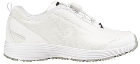 Oxypas Safety Jogger Sicherheitstrainer Damen - Maud - Bequemer, Rutchfest und mit Elastischen Schnürsenkeln, Weiss EU 39