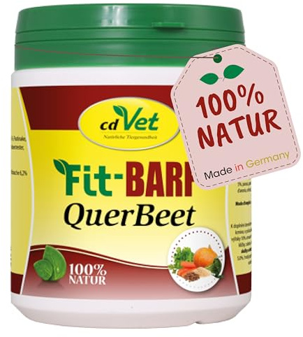 Fit-Barf QuerBeet für Hunde 320g - Premium Gemüse-Kräuter Ergänzungsfuttermittel, Getreidefrei, Naturprodukt