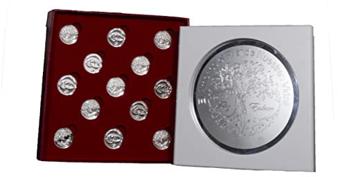 DOCOLASTRA Arras de la Vida © con estuche y bandeja convertible en Placa de Recuerdo y llevanza de Alianzas para Bodas y Enlaces.
