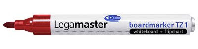 10 Legamaster Whiteboard- und Flipchart-Marker TZ 1 rot