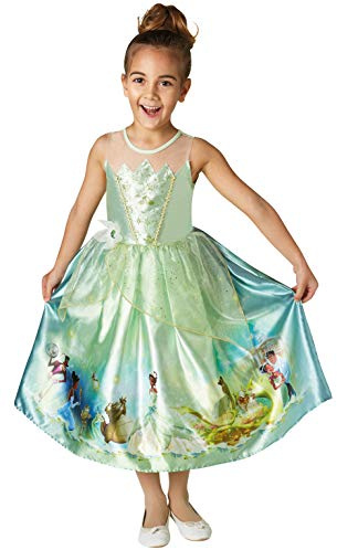 Rubie's Official Disney Princess Tiana Princess and the Frog Dream Girls Costume, Kids Fancy Dress