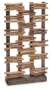 NaDeco Tischteiler Treibholz ca. 30x55cm | Pflanzen Rankhilfe | Rankgitter | Rankturm | Rankzaun | Pflanzen Spalier | Raumteiler | Sichtschutz