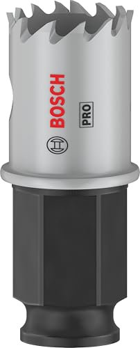 Bosch 1x PRO Sheet Metal Power Change Plus Hole Saw (for Stainless Steel Sheets, Steel Sheets, Ø 21 mm, Professional Accessory Rotary Drill/Drivers)