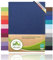 Premium Kinder Spannbettlaken leevitex® | 2er Set | Für Babybett & Kinderbett 70 x 140 cm | 100% hochwertige Mako-Jersey-Baumwolle - 170 g/m² | Öko Tex geprüft | Navyblau