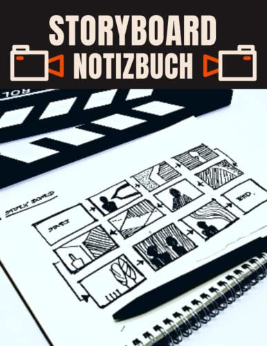 Storyboard Notizbuch: Leeres Storyboard-Notizbuch I Leeres Storyboard-Skizzenbuch I Ein Buch mit Thumbnails ... zum Geschichtenerzählen und Erstellen von Videos