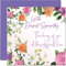 Stuff4 Sympathy Cards Thinking of You Cards - Deepest Sympathy - Floral Condolences Card, Mourning Bearavement Cards for Adults, Sorry For Your Loss, 145 mm x 145 mm Flowers Sympathy Greeting Cards