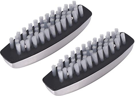 Peukerty 2 Stück Nagelbürste, Edelstahl-Handwaschbürsten, Fingernagelbürste, für Reinigung, Hand, und Küche