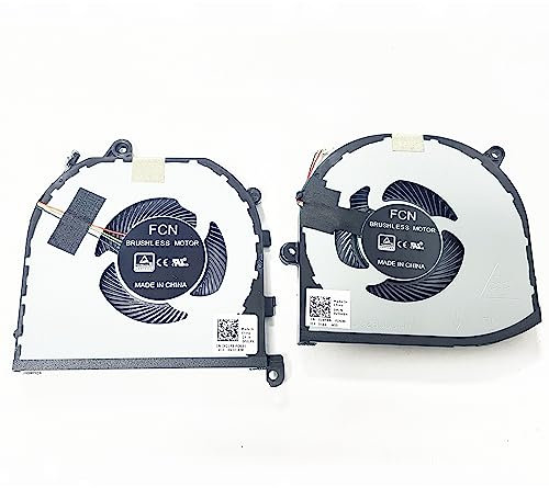 Fleshy Leaf New CPU+GPU Cooling Fan Replacement for Dell XPS 15 7590 Precision 5540 M5540 Series 0F01PX 0V9H8N