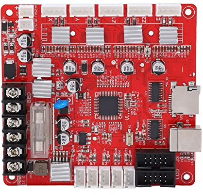3D-Drucker-Hauptplatine Controller Board mit Schrittmotor Treiber, USB-Anschluss, PWM-Ausgänge, 12-24V Eingang, Selbstnivellierend für Reparatur und Upgrade von 3D Druckern
