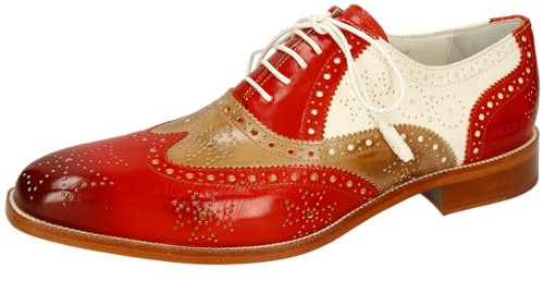Melvin & Hamilton Oxford Schuhe Herren Jeff 28 Rot 43
