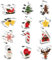 Christmas Cookie Cutters for Baking, 12 PCS Xmas Biscuit Cutters for Kids- Gingerbread Man, Reindeer, Snowman, Cane, Snowflake, Christmas Tree and More Shapes Stainless Steel Holiday Biscuit Cutters
