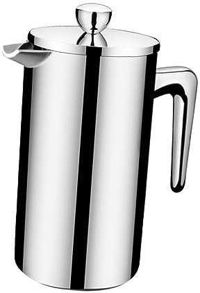 CONGARTENO Teesieb Kaffeemaschine Espresso-Tamp Camping-Kaffeekanne Espressomaschine kaffefilter kaffeefilter kaffeepadmaschine hitzebeständige Kaffeekanne Mode- Silver