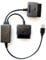 DHSKZRMJ Kompatibel/Ersatz 2 in 1 Dual PSX PS1 PS2 auf PS3 PC Laptop USB Controller Konverter Adapter Schwarz