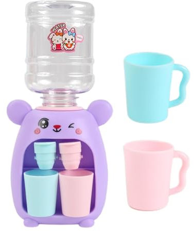 Juguete dispensador de Agua para niños, pequeño dispensador de Agua - Juguete para máquina de Agua y Bebidas con Jugo de Conejito con 2 Tazas - Juguete Doble del Agua Potable del Mercado de Agua para