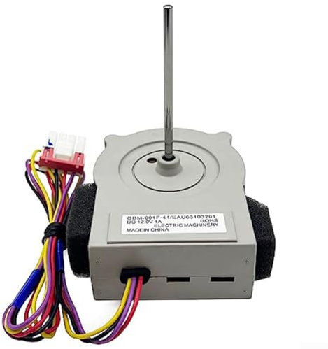 Getdoublerich EAU63103201 Refrigerator Evaporator Fan Motor, DC 12V 1A Replacement For LG&Kenmore Freezer, Compatible For Kenmore Fridge Parts