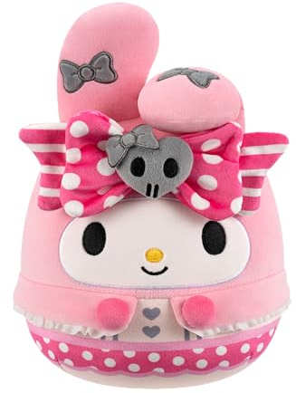 Squishmallows SQSN01295 - Hello Kitty and Friends My Melody 50. Jubiläum 20 cm, offizielles Jazwares Plüsch, superweiches Kuscheltier