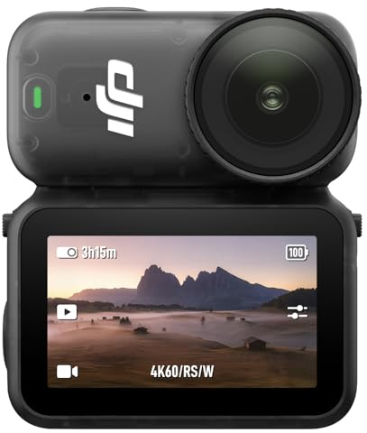 DJI Osmo Nano Combo Standard (64 GB) - Piccola fotocamera per vlog 4K/60fps con un sensore da 1/1,3″, video con ampio FOV di 143°, Registrazione di 200 minuti, Fotocamera magnetica POV 4K per Vlog