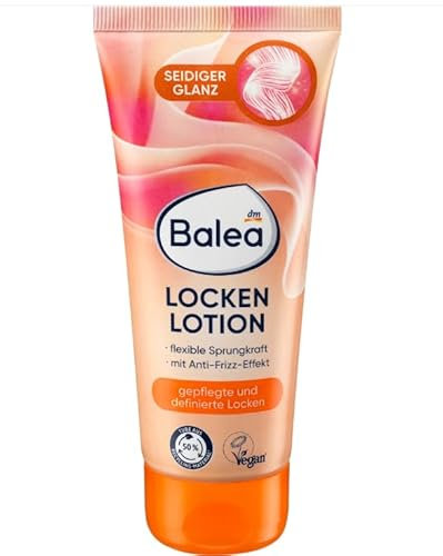 2 x Balea Styling Lockenlotion für definierte Locken, Anti-Frizz Haarpflege, 100 ml