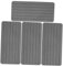 MAGICLULU 4 Pièces Organisateur de Tasses Diatomite Lot de sous Verres Absorbants Rectangulaires pour Évier de Salle de Bain Tapis Absorbants pour Bouteilles de Maquillage et Brossettes
