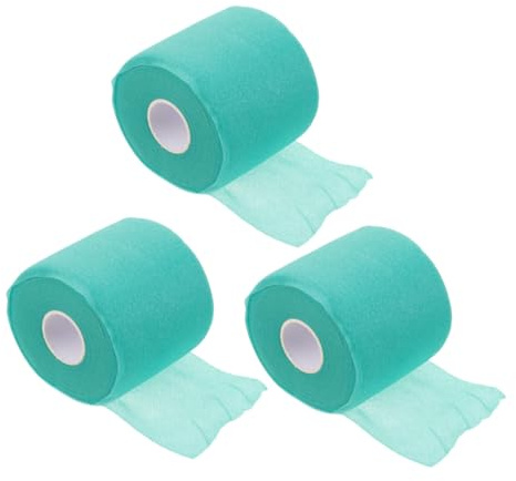 Outanaya 3 Stück-pack Elastisches Schaumstoff-unterwickelband mit Atmungsaktiver Polsterung, Vielseitig Einsetzbar für Volleyball und Wandern, Grün Schaumstoff