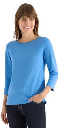 Cecil Basic U-Boot Shirt Fountain Blue XL