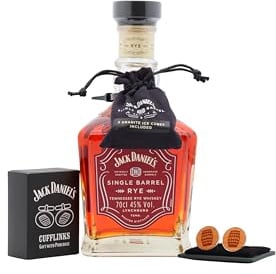 Jack Daniel's - Single Barrel Rye Whiskey 70cl 45% ABV (Includes Whisky Stones & Cufflinks)