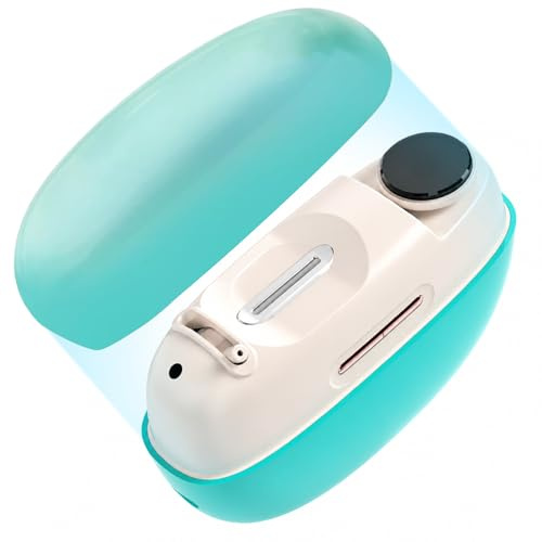 Electric Nail Clipper for Thick & Thin Nails, Automatic Nail Trimmer with Adjustable 2-Level Opening, Rechargeable Silent LED Nail File for Adults Seniors Baby