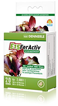 Dennerle E15 FerActiv - Eisendünger für Aquarienpflanzen, 20 Stück