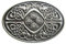 Schnalle123 Gürtelschnalle Western Cowboy Keltischer Knoten Phoenix 3D Optik für Wechselgürtel Gürtel Schnalle Buckle Modell 105