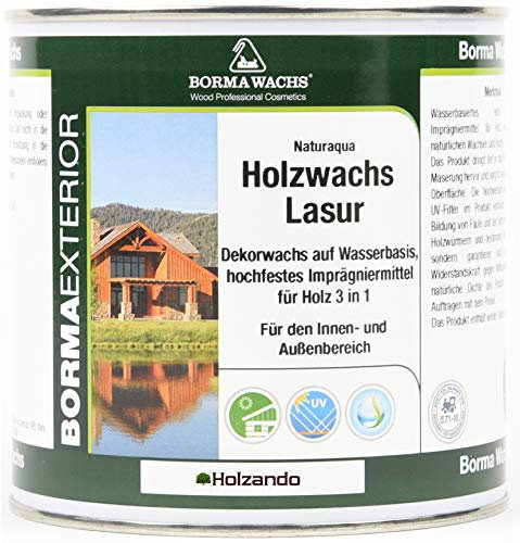 Natura Holzwachs Lasur 750 ml NUSSBAUM MITTEL 59