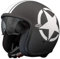 Premier HELM VINTAGE STAR 9 BM,SCHWARZ/WEISS,L