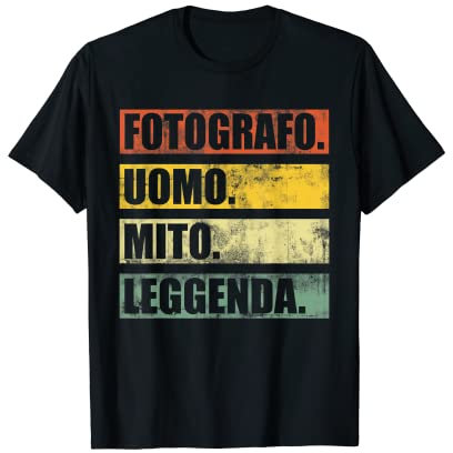 FOTOGRAFO regalo divertente per fotografi e fotografia Maglietta