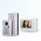 BT Security Portier interphone vidéo Modern 2 Fils - 16 Appartements - 16 écrans Blancs