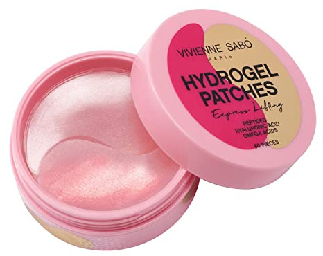 VIVIENNE SABO 60er Set Augenpads Hydrogel – Hyaluron & Kollagen | Hyaluronsäure, Niacinamid, Retinol, Feuchtigkeit, verleihen einen frischen Look, glätten die Haut, pflegen, glättend