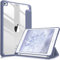 FINTIE Coque Compatible avec iPad Mini 5ème Génération 7.9 2019 et iPad Mini 4ème 2015 - [Rangement de Stylet] Housse Arrière Transparente Claire Etui Antichoc, Gris Lavande