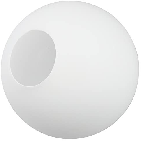 Angoily Abat-Jour SphéRique En Verre Mat Blanc, Globe Verre Pour Lustre 15 Cm, Accessoire ÉLéGant Pour Suspension Lumineuse, ÉClairage Doux Et Confortable Pour Salon, Chambre Et Salle À Manger