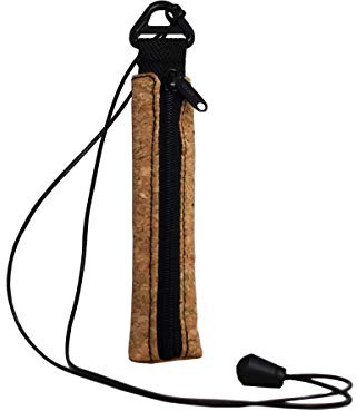 Plan B, Kleine E-Zigarette Tasche, Modell XS, Kompatibel mit Myblu und Ähnlichen, Kordel 100 cm, Hellbraun, Unisex, Kork (Naturist)