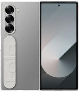 Samsung Clear Case EF-QF956 für das Galaxy Z Fold6 | Smartphone Cover, Handy-Hülle inklusive Fingerhalter, Schutz Case, stoßfest, Transparent