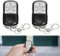 2 PCS Telecommande Universelle Portail,Telecommande Portail Compatible 433 MHz,Porte Clés Universel sans Fil,Duplicateur telecommande portail,Rolling Code à 4 Boutons,Porte de Garage et Voiture