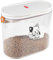 Airtight Pet Food Container With Lid and Scoop - Cat Dog Treat Organizer, BPA Free, Time Tracking Food Snack Bucket for Kitchen Counter Storage (6L)