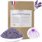 ADJUO Fleurs de Lavande séchée, Origine Provence, Qualité supérieure,Lavande en Vrac Parfumée Naturelle, Idéal pour Sachets, Pot-pourri, Décoration et Relaxation, 1KG + 20 sachets offerts