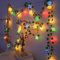 Bigzom 15LED Ostereier Lichterketten mit Fake Efeu,2.3 Meter Ostern Lichterketten Batteriebetrieben mit Timing-Funktion, Ostereier Deko, für draußen und innen Osterdeko zu Ostern